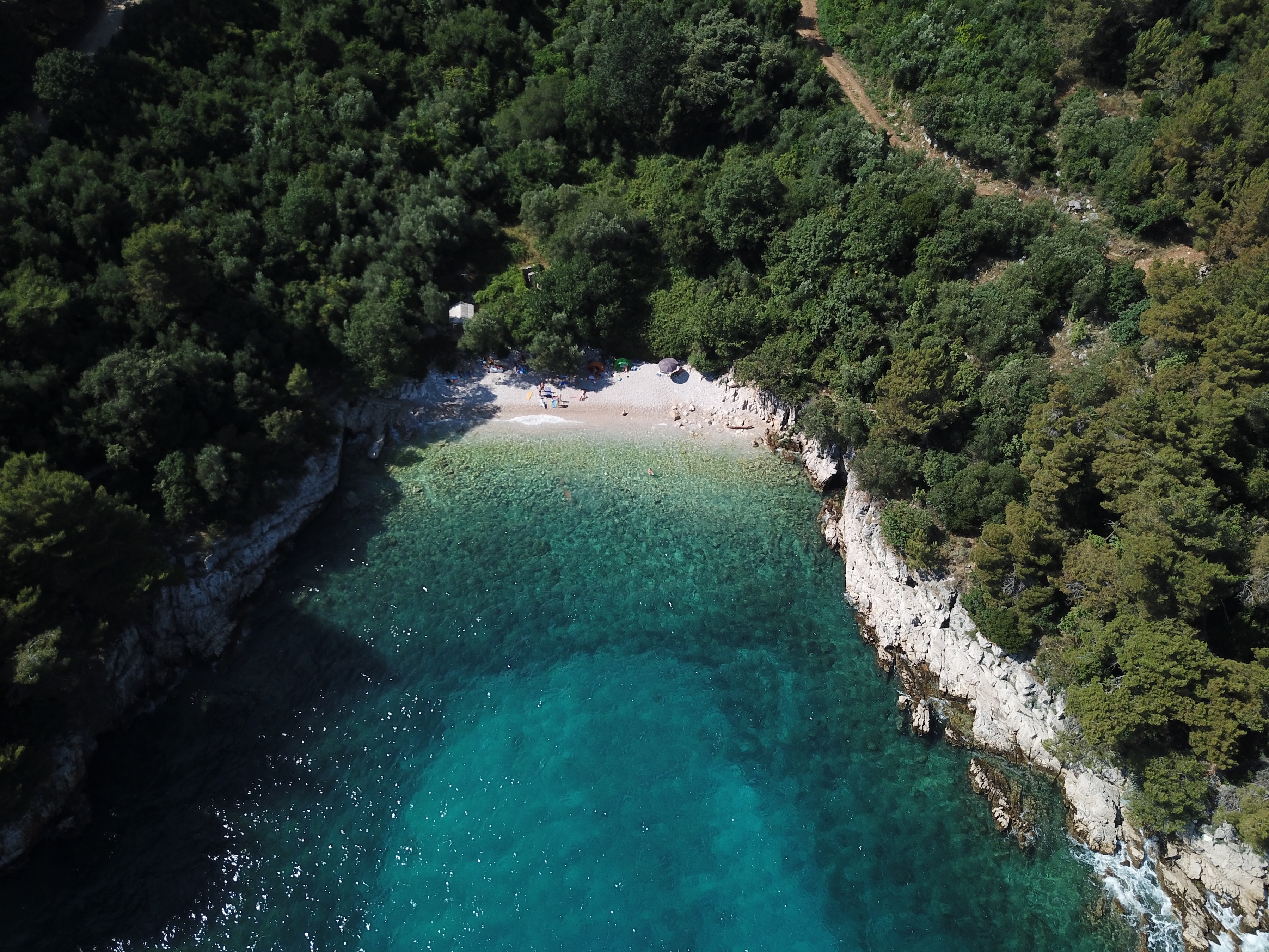 Plaža Golubjera, Rabac